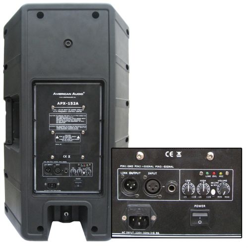 Активная акустическая система American Audio APX-152A